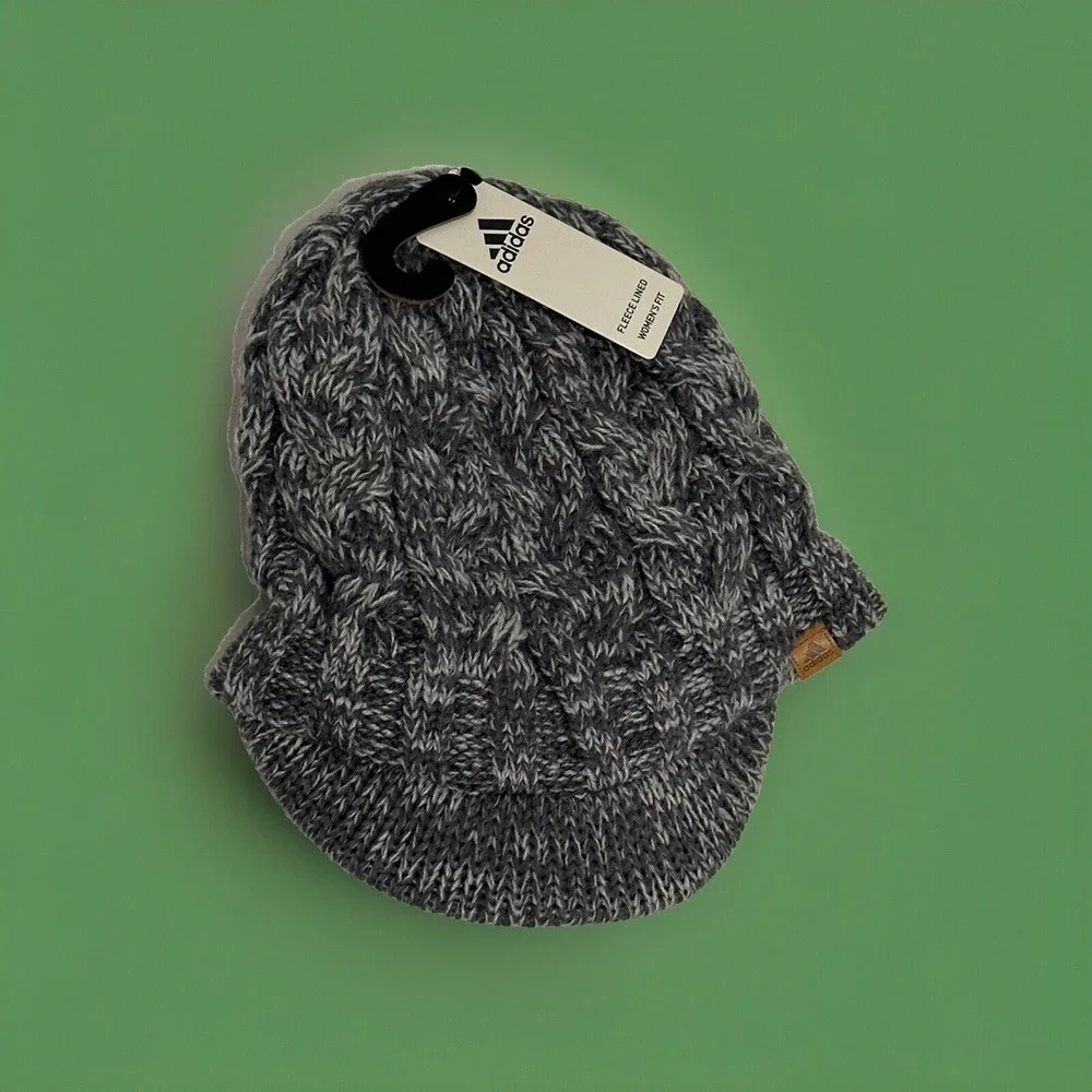 Adidas Women's Crystal Brimmer Hat, Color: Onix Grey/Clear Onix Grey, One Size